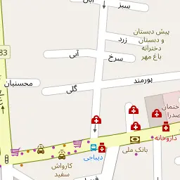 این نقشه، آدرس گفتاردرمانی مریم یعقوبی (دیباجی) متخصص  در شهر تهران است. در اینجا آماده پذیرایی، ویزیت، معاینه و ارایه خدمات به شما بیماران گرامی هستند.
