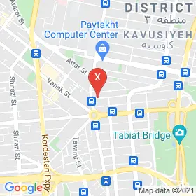 این نقشه، آدرس دکتر محمد گلی متخصص گوش حلق و بینی در شهر تهران است. در اینجا آماده پذیرایی، ویزیت، معاینه و ارایه خدمات به شما بیماران گرامی هستند.