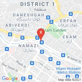 این نقشه، نشانی دکتر عیسی خندانی متخصص جراحی کلیه،مجاری ادراری و تناسلی (اورولوژی) در شهر شیراز است. در اینجا آماده پذیرایی، ویزیت، معاینه و ارایه خدمات به شما بیماران گرامی هستند.