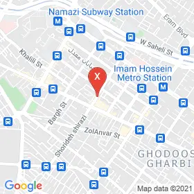 این نقشه، نشانی دکتر مژگان زمانی متخصص داخلی در شهر شیراز است. در اینجا آماده پذیرایی، ویزیت، معاینه و ارایه خدمات به شما بیماران گرامی هستند.