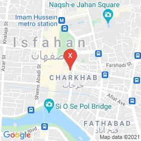 این نقشه، آدرس سید شایان ناجی اصفهانی متخصص فیزیوتراپ در شهر اصفهان است. در اینجا آماده پذیرایی، ویزیت، معاینه و ارایه خدمات به شما بیماران گرامی هستند.