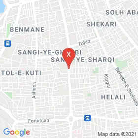 این نقشه، نشانی دکتر اله کرم اخلاقی متخصص گوش حلق و بینی در شهر بوشهر است. در اینجا آماده پذیرایی، ویزیت، معاینه و ارایه خدمات به شما بیماران گرامی هستند.