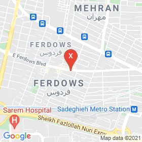 این نقشه، آدرس دکتر زهرا سیفی متخصص زنان و زایمان و نازایی در شهر تهران است. در اینجا آماده پذیرایی، ویزیت، معاینه و ارایه خدمات به شما بیماران گرامی هستند.