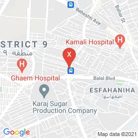 این نقشه، آدرس دکتر سید فرشاد سید طاهر متخصص داخلی؛ خون و سرءان شناسی در شهر کرج است. در اینجا آماده پذیرایی، ویزیت، معاینه و ارایه خدمات به شما بیماران گرامی هستند.