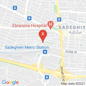 این نقشه، نشانی دکتر آزاده رضایی متخصص زنان و زایمان و نازایی در شهر تهران است. در اینجا آماده پذیرایی، ویزیت، معاینه و ارایه خدمات به شما بیماران گرامی هستند.