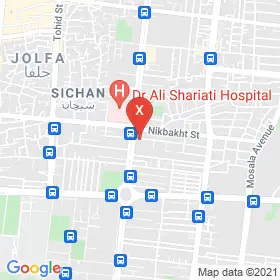 این نقشه، آدرس دکتر فاطمه فاموری متخصص کودکان و نوزادان؛ گوارش و کبد کودکان در شهر اصفهان است. در اینجا آماده پذیرایی، ویزیت، معاینه و ارایه خدمات به شما بیماران گرامی هستند.
