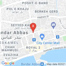 این نقشه، نشانی دکتر مجتبی خادمی متخصص داخلی؛ گوارش و کبد در شهر بندر عباس است. در اینجا آماده پذیرایی، ویزیت، معاینه و ارایه خدمات به شما بیماران گرامی هستند.