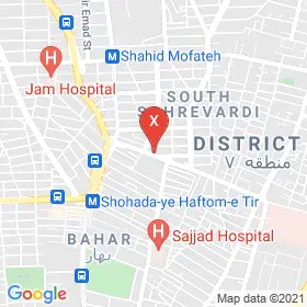 این نقشه، آدرس دکتر سید محمد همایونی متخصص داخلی در شهر تهران است. در اینجا آماده پذیرایی، ویزیت، معاینه و ارایه خدمات به شما بیماران گرامی هستند.