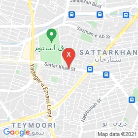 این نقشه، آدرس دکتر بنفشه امینی خواه متخصص زنان و زایمان و نازایی در شهر تهران است. در اینجا آماده پذیرایی، ویزیت، معاینه و ارایه خدمات به شما بیماران گرامی هستند.