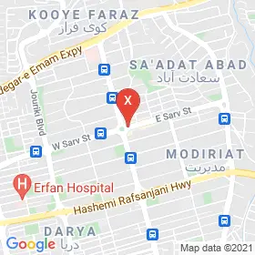 این نقشه، آدرس دکتر پویه آ رضاییان متخصص زنان و زایمان و نازایی در شهر تهران است. در اینجا آماده پذیرایی، ویزیت، معاینه و ارایه خدمات به شما بیماران گرامی هستند.
