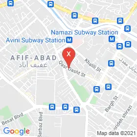 این نقشه، نشانی دکتر محمدصادق هنرپیشه متخصص گوش حلق و بینی در شهر شیراز است. در اینجا آماده پذیرایی، ویزیت، معاینه و ارایه خدمات به شما بیماران گرامی هستند.
