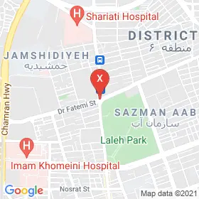 این نقشه، آدرس دکتر غلامرضا احتجاب متخصص پرتودرمانی (رادیوتراپی) در شهر تهران است. در اینجا آماده پذیرایی، ویزیت، معاینه و ارایه خدمات به شما بیماران گرامی هستند.
