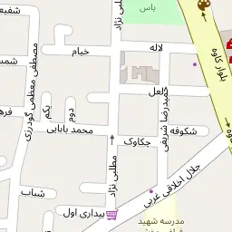 این نقشه، آدرس دکتر مهدی شیدوش متخصص دکترای حرفه‌ای پزشکی، پوست، مو و زیبایی در شهر تهران است. در اینجا آماده پذیرایی، ویزیت، معاینه و ارایه خدمات به شما بیماران گرامی هستند.