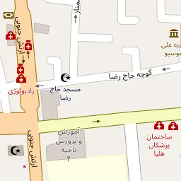 این نقشه، آدرس دکتر الهام افتخاری میلانی متخصص زنان، زایمان، نازایی در شهر تبریز است. در اینجا آماده پذیرایی، ویزیت، معاینه و ارایه خدمات به شما بیماران گرامی هستند.