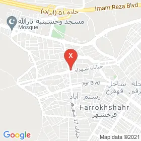 این نقشه، نشانی دکتر رحمان شفیعی متخصص پزشک عمومی در شهر فرخشهر است. در اینجا آماده پذیرایی، ویزیت، معاینه و ارایه خدمات به شما بیماران گرامی هستند.