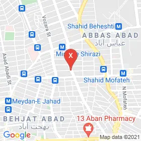 این نقشه، آدرس دکتر مهشید کریمی متخصص زنان، زایمان و نازایی؛ فوق تخصصی ناباروری و IVF در شهر تهران است. در اینجا آماده پذیرایی، ویزیت، معاینه و ارایه خدمات به شما بیماران گرامی هستند.