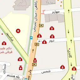 این نقشه، نشانی دکتر پروین کاتب متخصص زنان، زایمان و نازایی در شهر تهران است. در اینجا آماده پذیرایی، ویزیت، معاینه و ارایه خدمات به شما بیماران گرامی هستند.