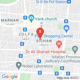 این نقشه، آدرس دکتر حمید کوچه باغی (اصفهان) متخصص پزشک در شهر اصفهان است. در اینجا آماده پذیرایی، ویزیت، معاینه و ارایه خدمات به شما بیماران گرامی هستند.