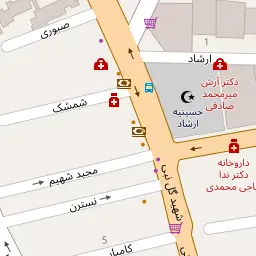 این نقشه، آدرس دکتر سامان خوشینی متخصص جراحی پلاستیک، ترمیمی و زیبایی در شهر تهران است. در اینجا آماده پذیرایی، ویزیت، معاینه و ارایه خدمات به شما بیماران گرامی هستند.
